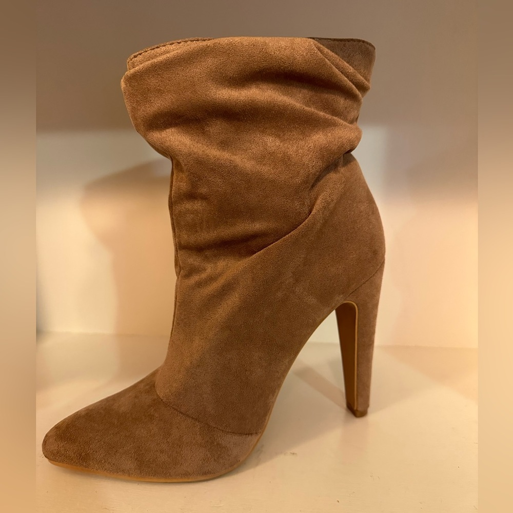 Tan Booties size 5.5